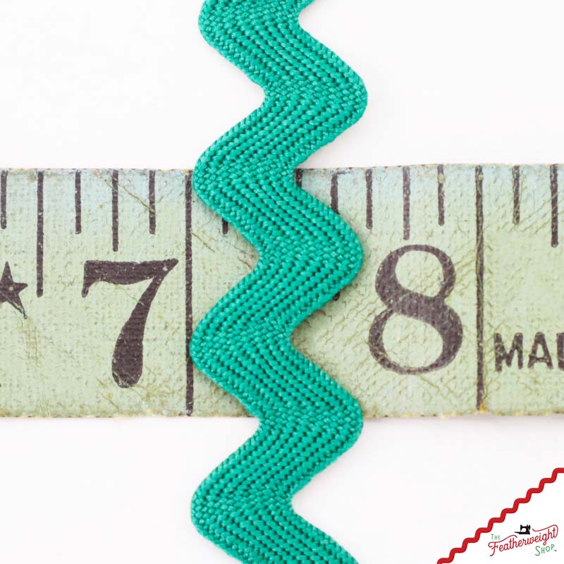 5/8" Inch JADE VINTAGE TRIM Large RIC RAC by Lori Holt (by the yard)