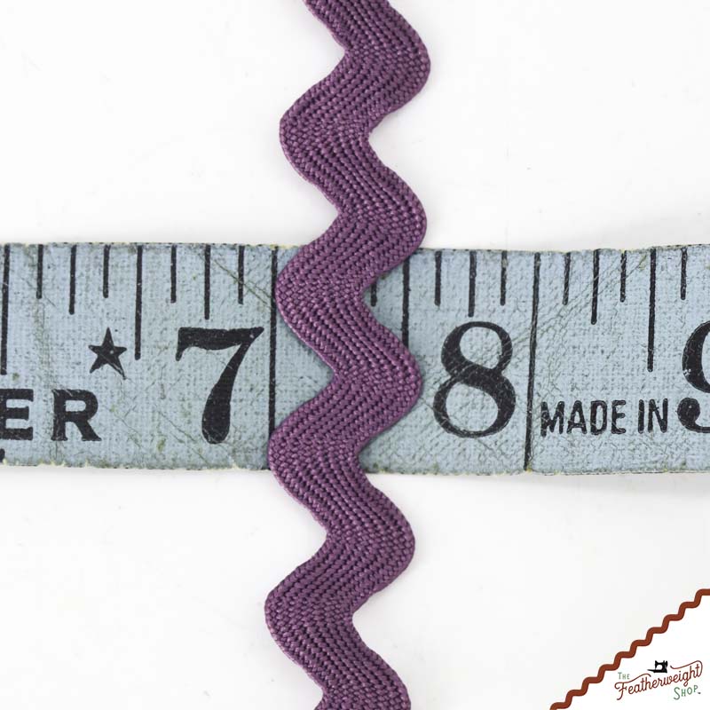 5/8" Inch PLUM Vintage Trim Large RIC RAC by Lori Holt (by the yard)