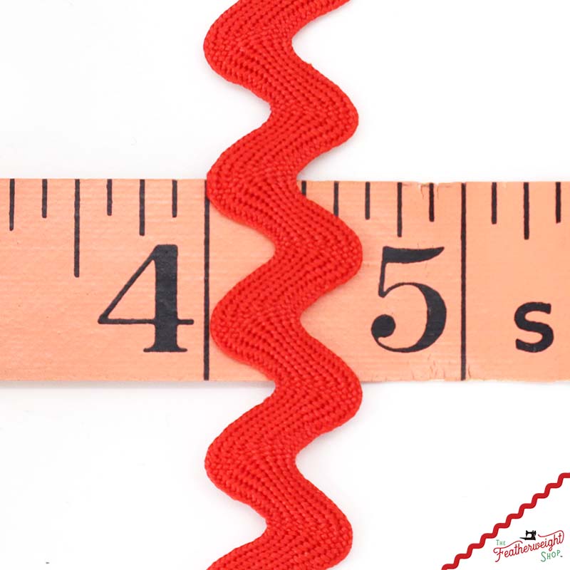 5/8" Inch RILEY RED VINTAGE TRIM Large RIC RAC by Lori Holt (by the yard)