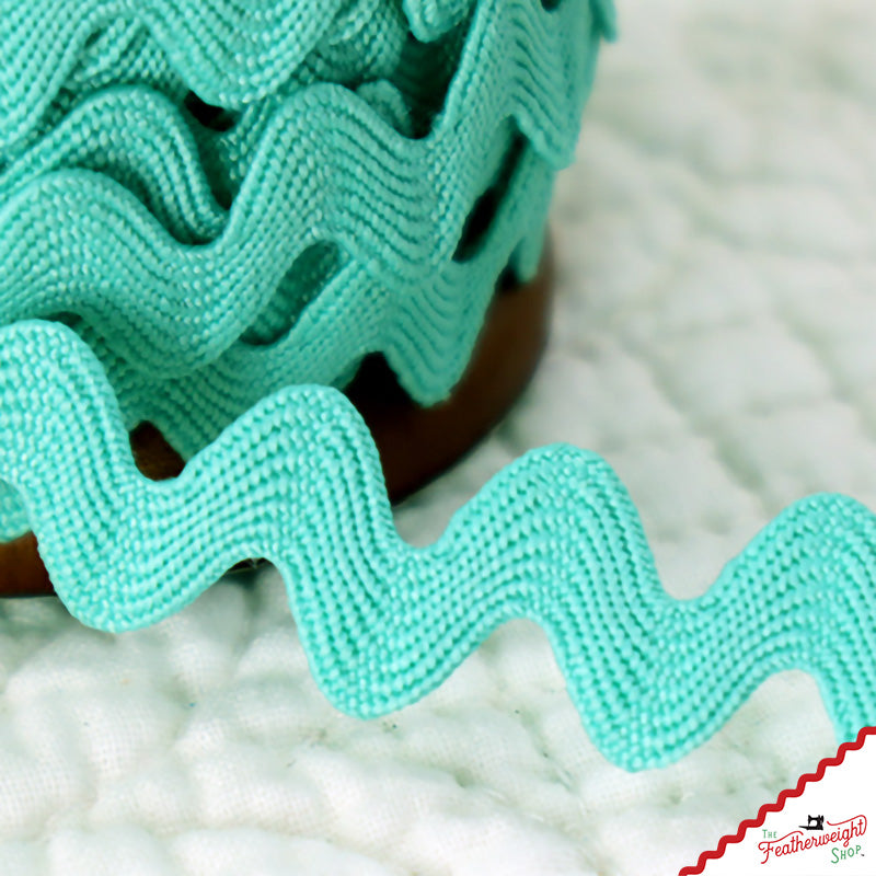 5/8" Inch SEA GLASS VINTAGE TRIM Large RIC RAC by Lori Holt (by the yard)