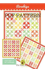 Load image into Gallery viewer, PATTERN, Rosehips Quilt by Fig Tree &amp; Co.