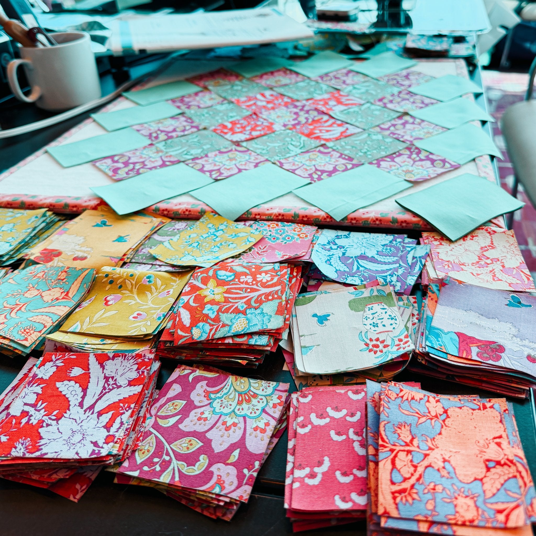 Quilt Kit, Laser Pre-cut - Caribbean Sea