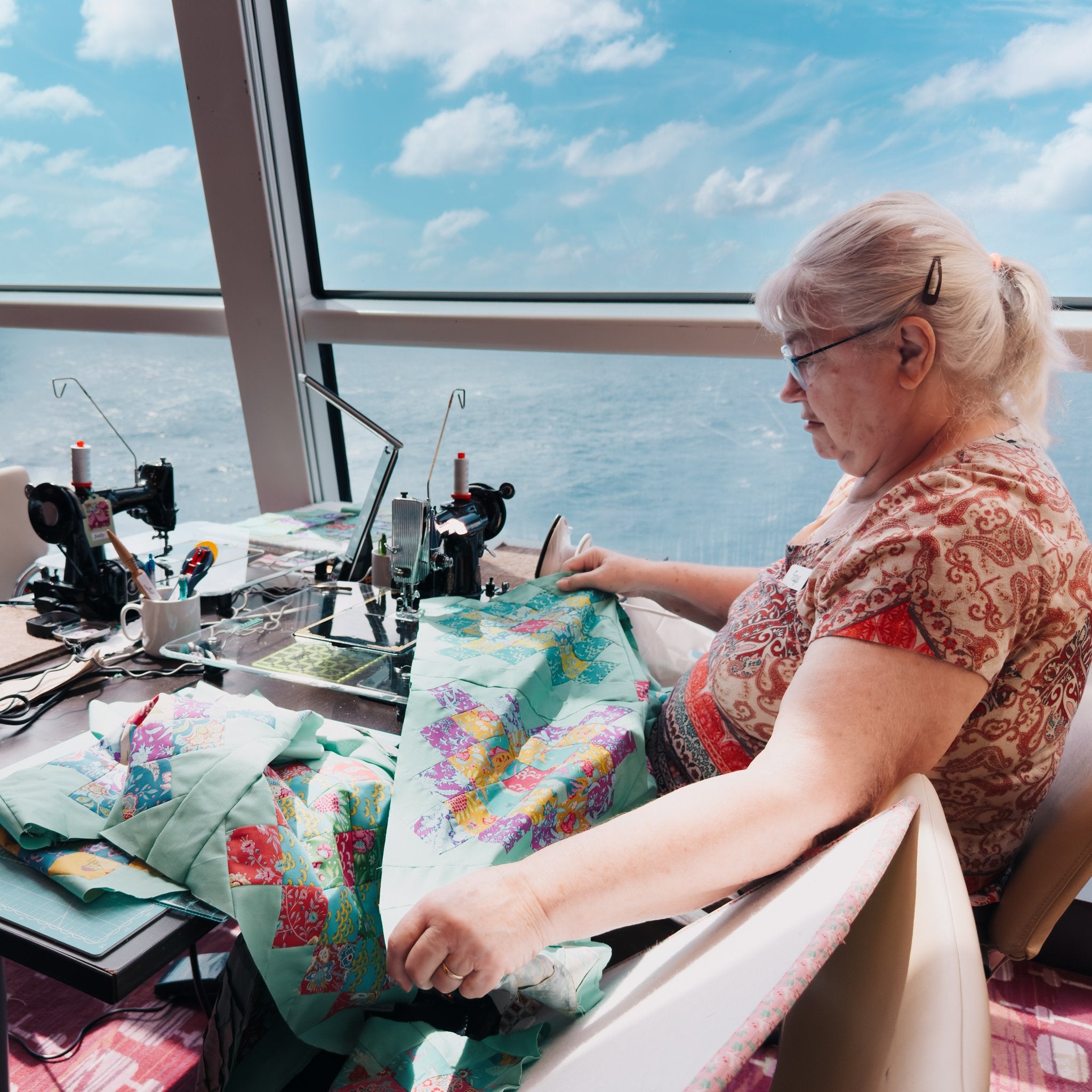 Quilt Kit, Laser Pre-cut - Caribbean Sea