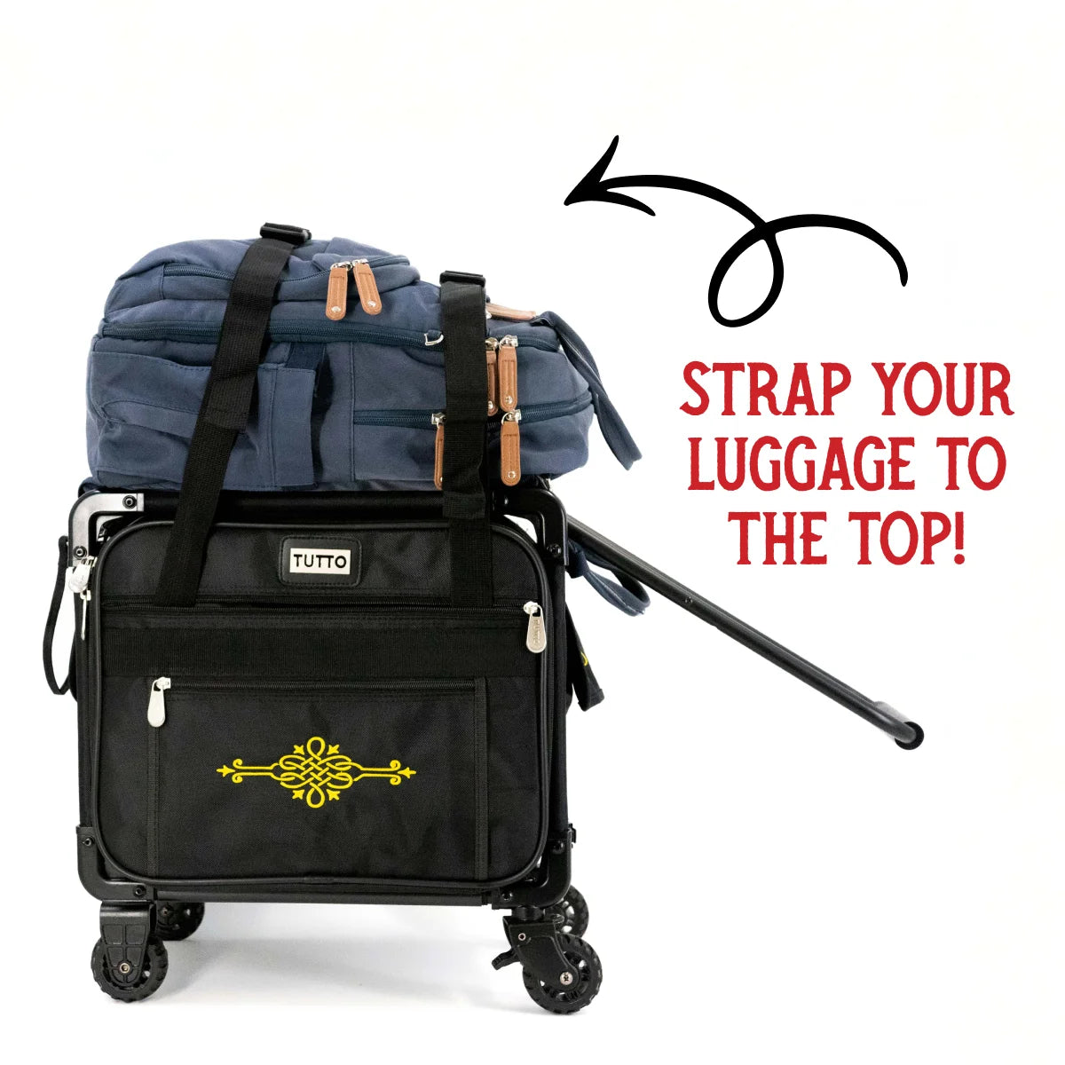 BAG, Featherweight Flyer Rolling Tote by Tutto fits Singer Featherweight 221 & 222