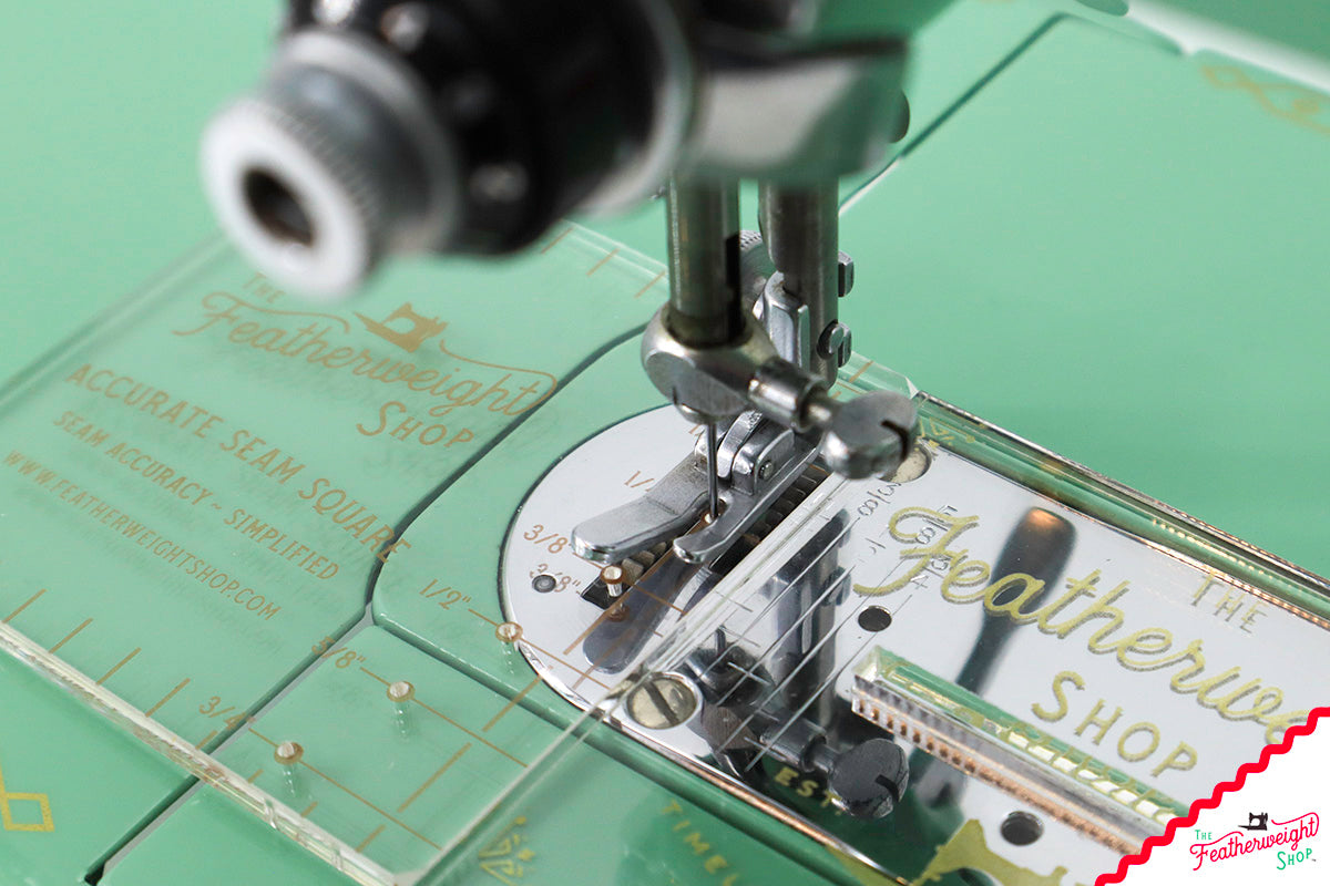 Seam SQUARE, Featherweight Accurate Seam Setting Gauge - CLEAR