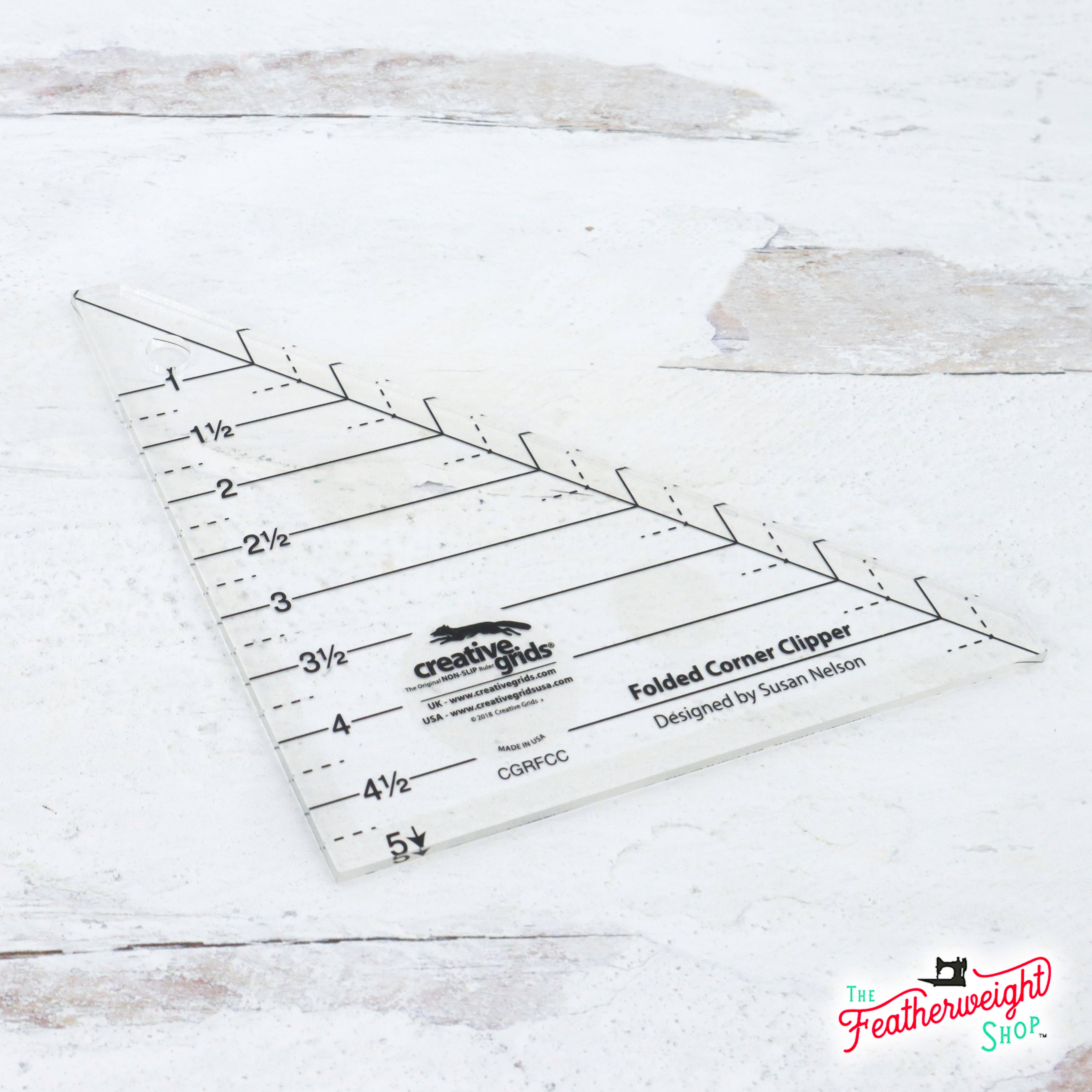 Folded Corner Clipper Ruler by Creative Grids - SMALL