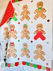 PATTERN, Ginger & Jolly Gingerbread Quilt By My Sew Quilty Life