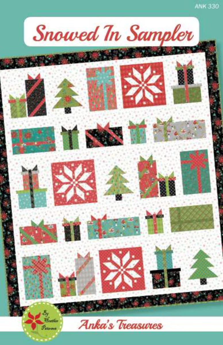 PATTERN, Snowed In Sampler Quilt Pattern by Heather Peterson (ANK330)