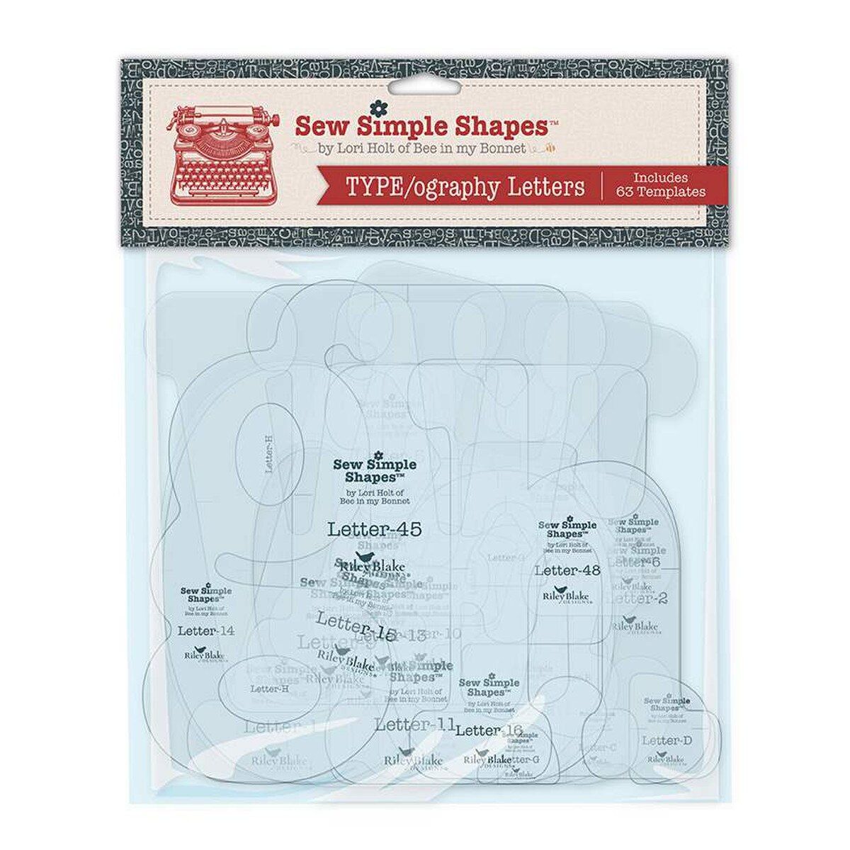 Sew Simple Shapes, TYPE/ography LETTERS by Lori Holt