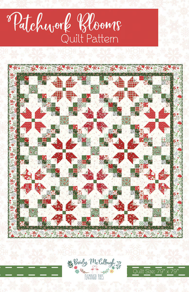 PATTERN, PATCHWORK BLOOMS Quilt by Beverly McCullough