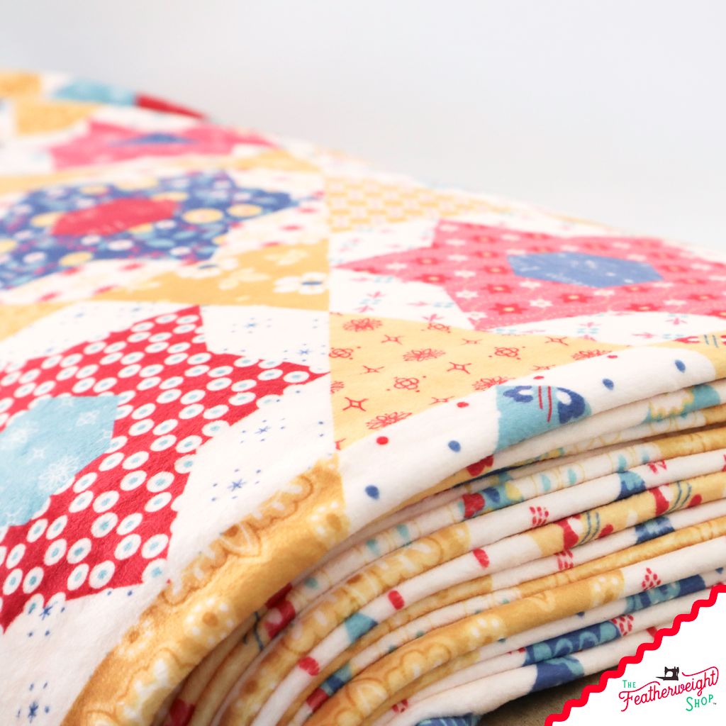 Fabric, Double Lush Velvet Americana Stars by Lori Holt (by the yard)