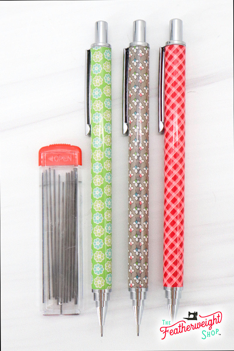 Mechanical Pencil Set BUSY BEE by Lori Holt (Set of 3)