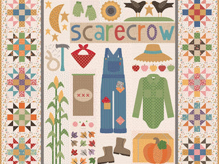 Load image into Gallery viewer, Fabric, Autumn (How to Build a Scarecrow) by Lori Holt - FAT QUARTER BUNDLE