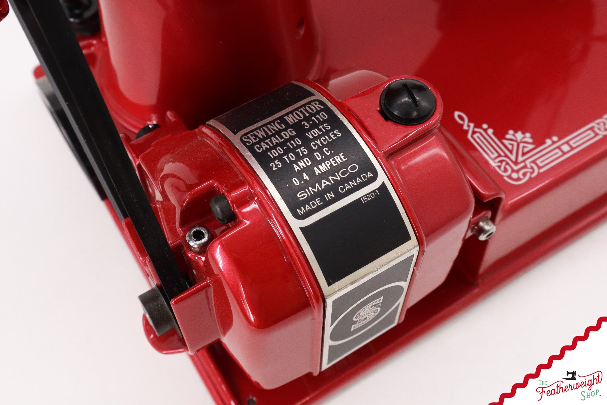 Singer Featherweight 221 AG823*** - Fully Restored in Cany Apple Red