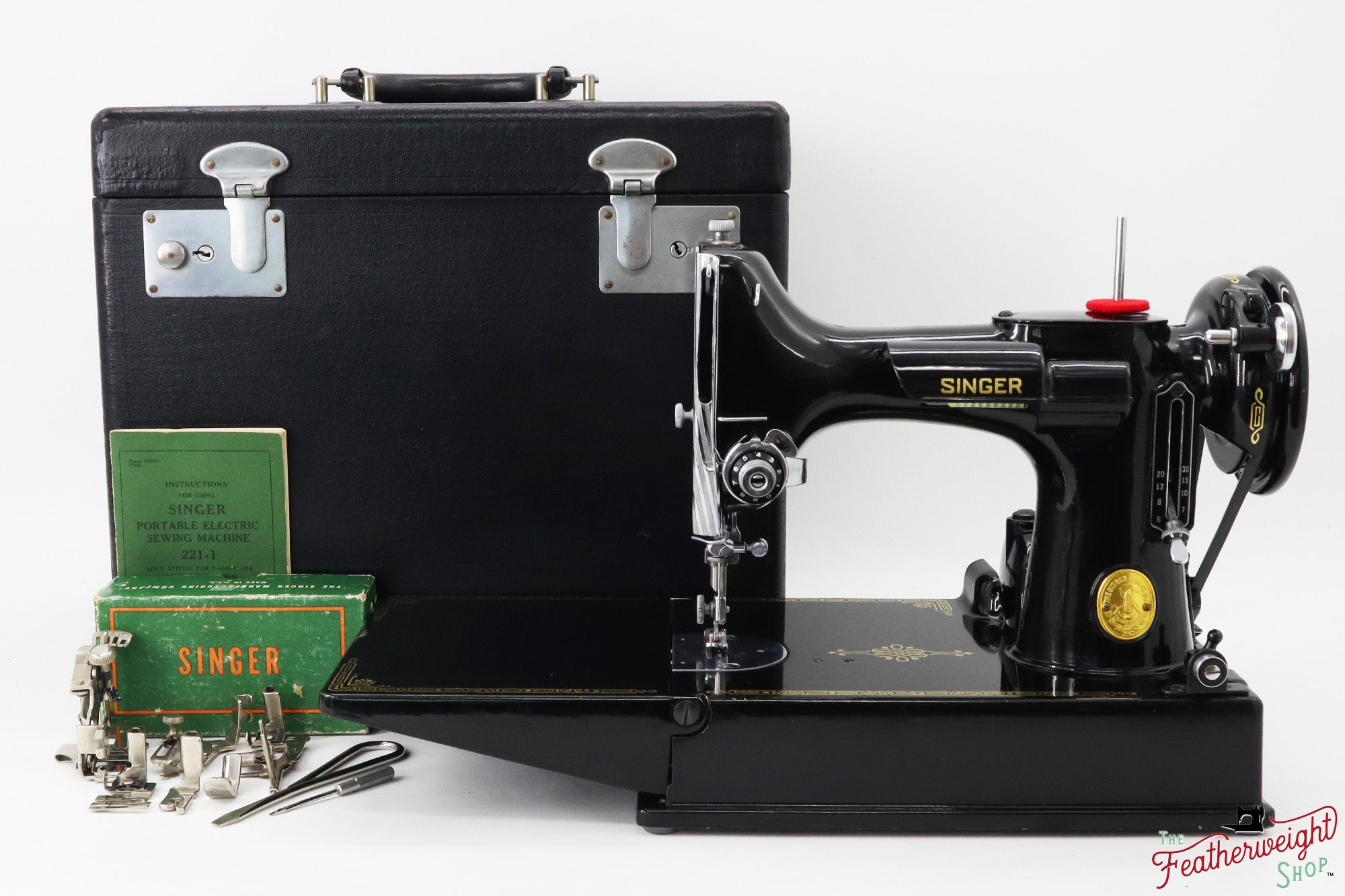 Singer Featherweight 221 Sewing Machine, AH657*** - 1948