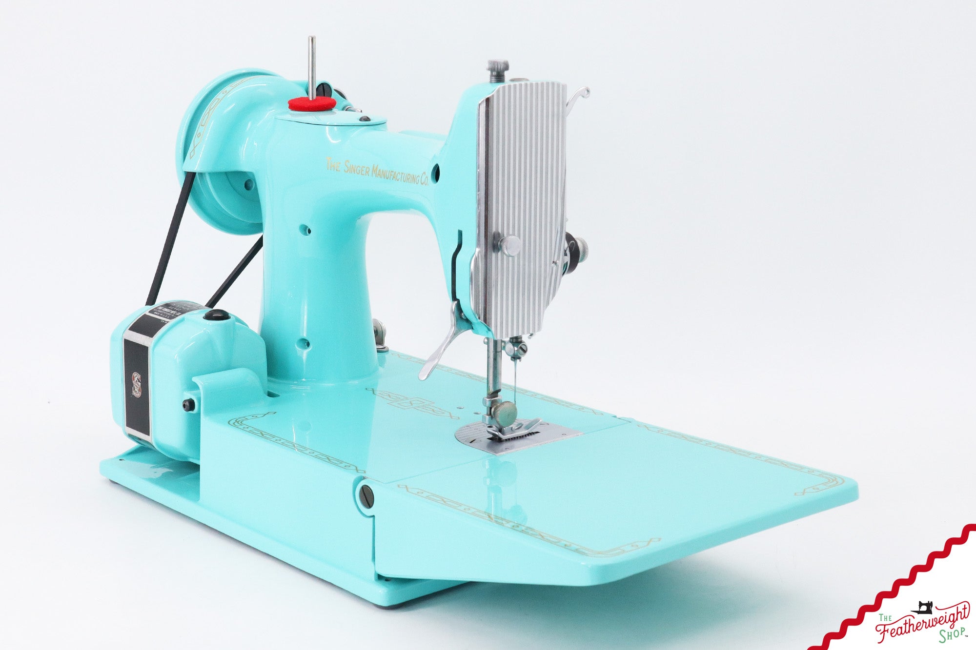 Singer Featherweight 221, AM781*** - Fully Restored in Tiffany Blue