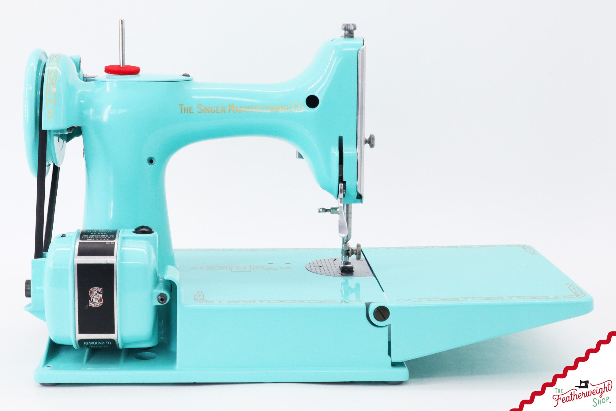 Singer Featherweight 221, AM781*** - Fully Restored in Tiffany Blue