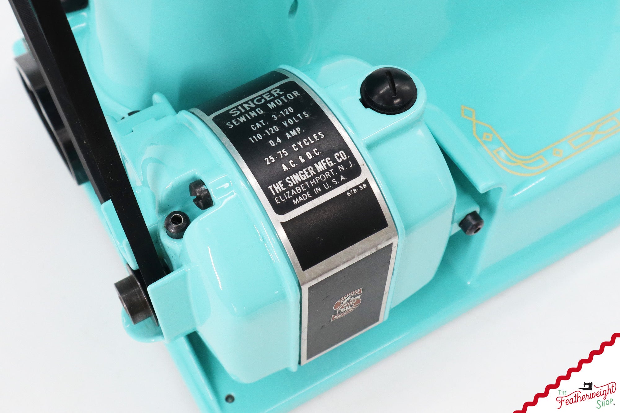 Singer Featherweight 221, AM781*** - Fully Restored in Tiffany Blue