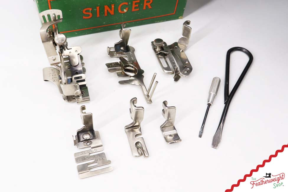 Singer Featherweight 221 Sewing Machine, Centennial: AK594***