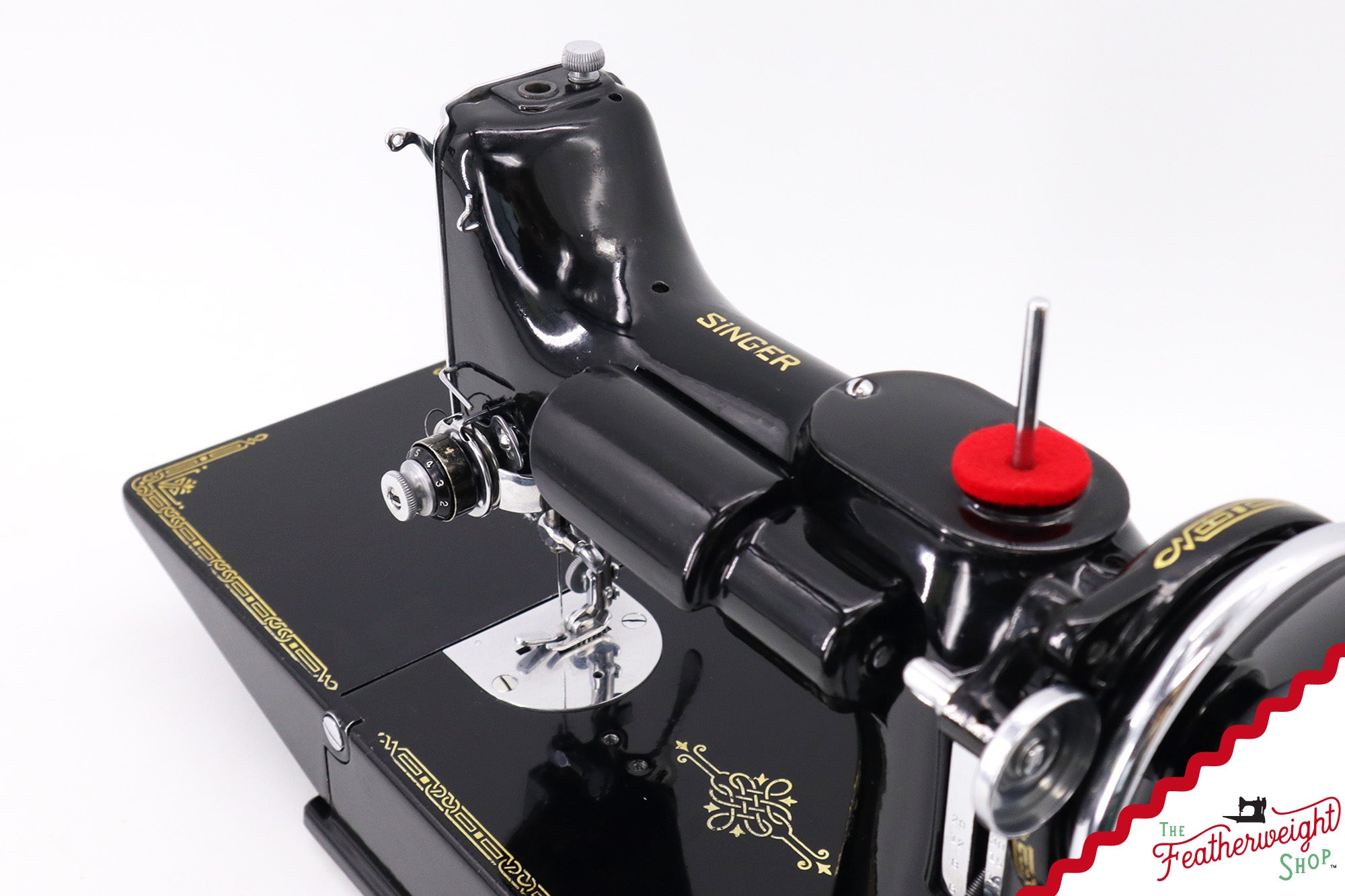 Singer Featherweight Top Decal 221 Sewing Machine, AF3859** - SCARCE