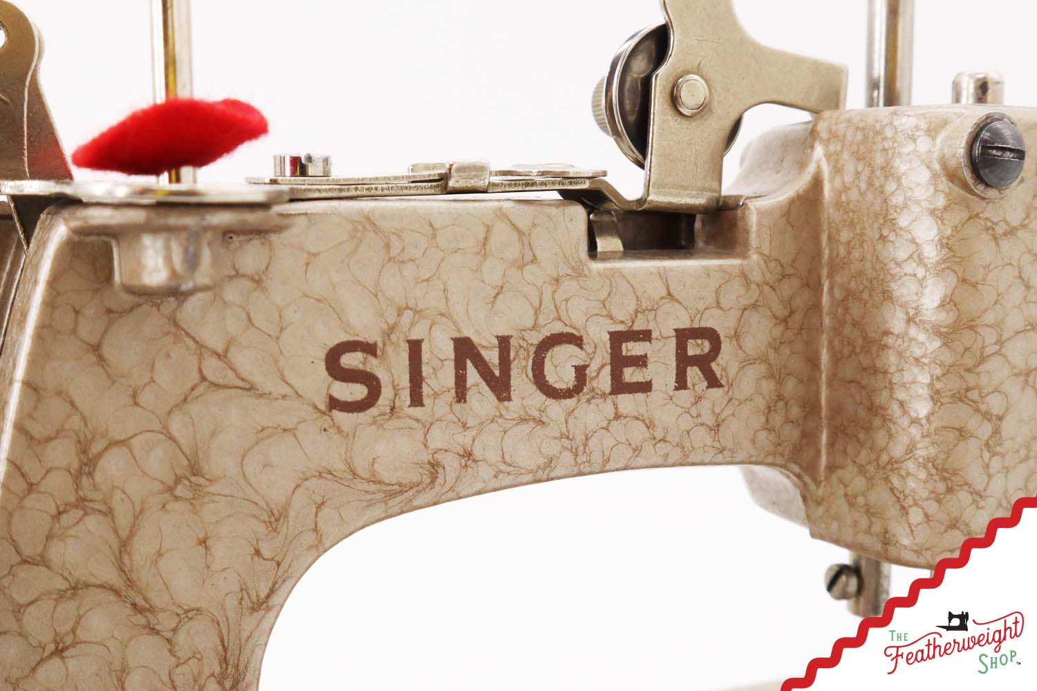 Singer Sewhandy Model 20 - Hammered Wispy Mauve - RARE, Complete Set - Holiday Faire 2025