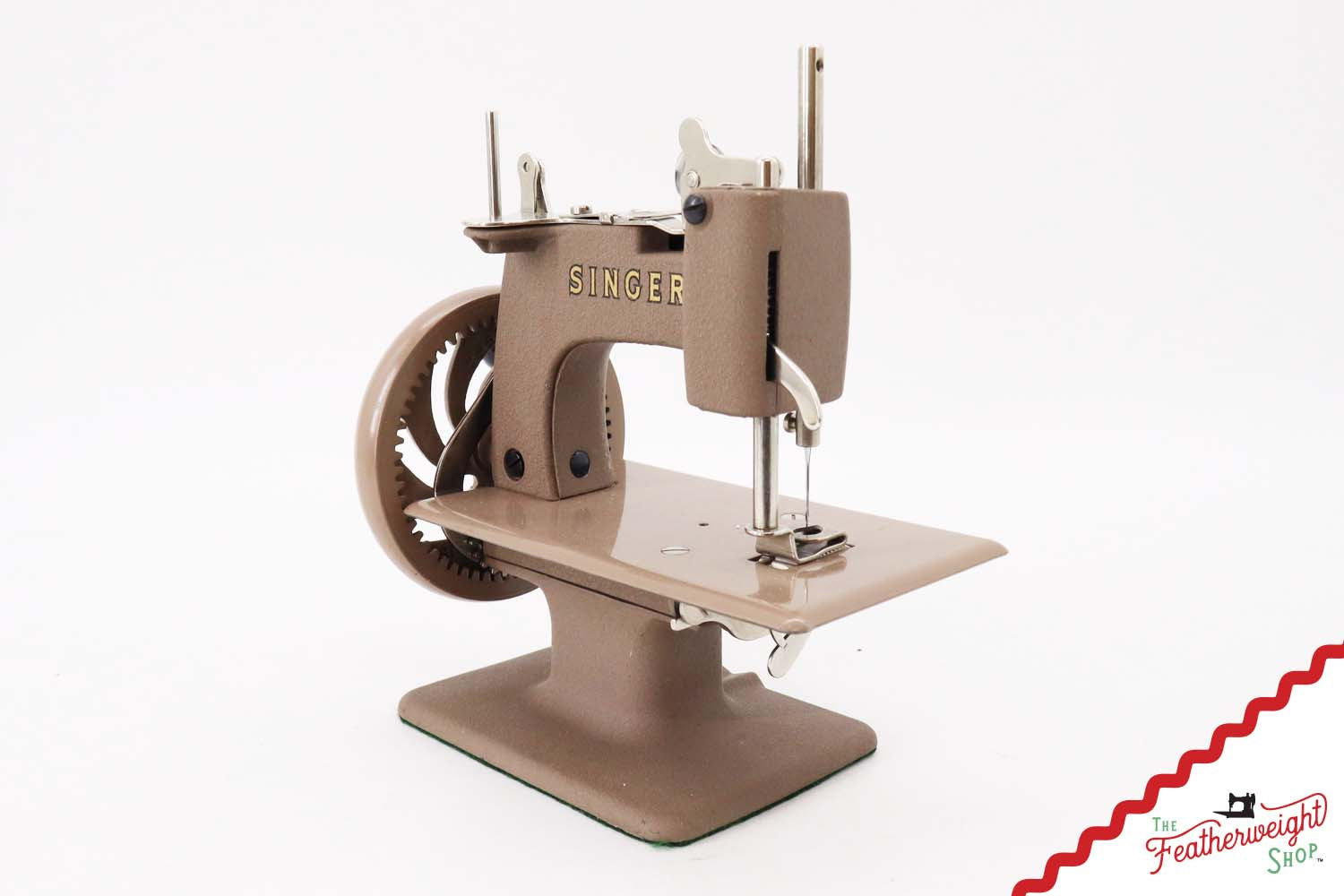 Singer Sewhandy Model 20, Warm Taupe - Made in U.S.A. Decal - Holiday Faire 2025