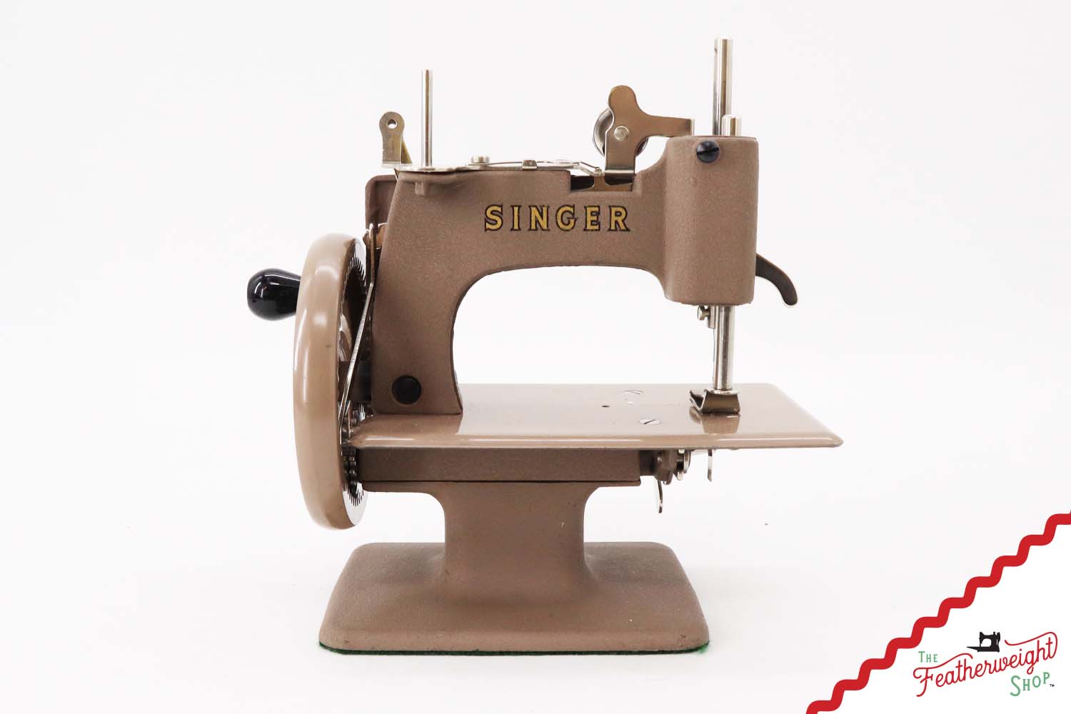 Singer Sewhandy Model 20, Warm Taupe - Made in U.S.A. Decal - Holiday Faire 2025