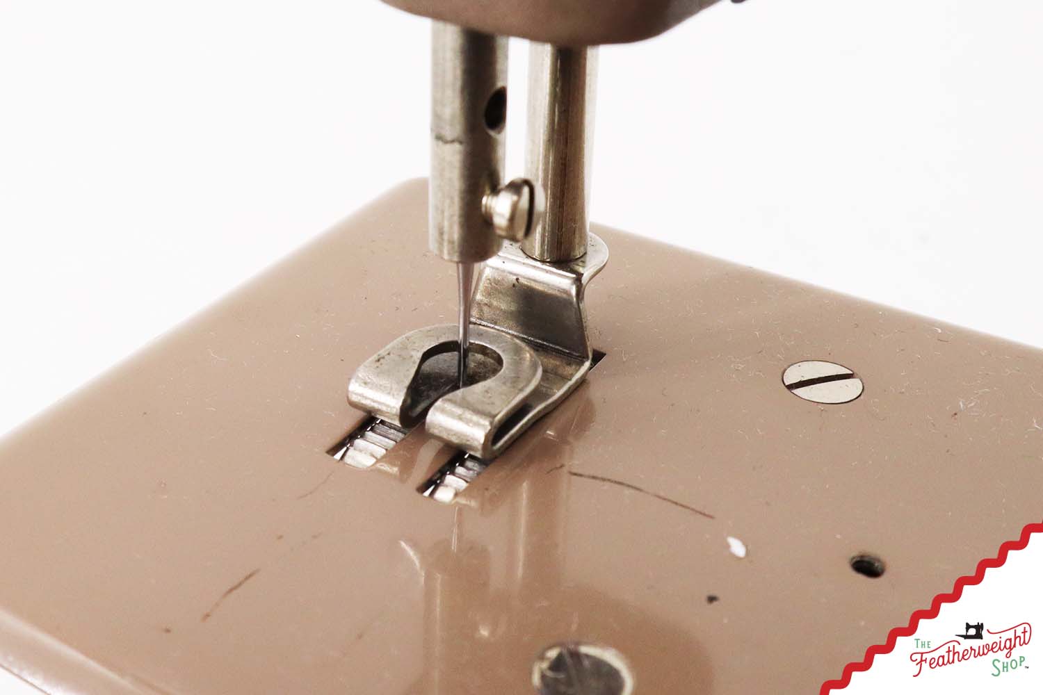 Singer Sewhandy Model 20, Warm Taupe - Made in U.S.A. Decal - Holiday Faire 2025