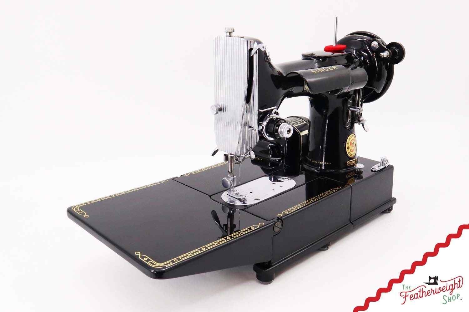 Singer Featherweight 222K Sewing Machine, Red 'S' - ER3172** - 1960