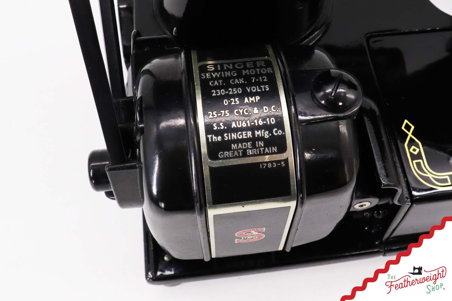 Singer Featherweight 222K Sewing Machine, Red 'S' - ER3172** - 1960