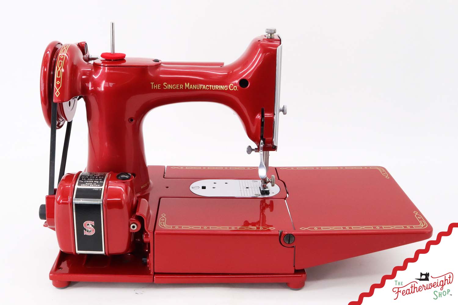 Singer Featherweight 222K - EP1310** - Fully Restored in Candy Apple Red