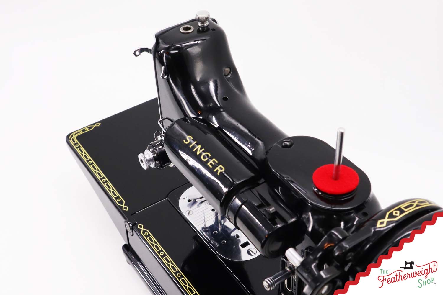 Singer Featherweight 222K Sewing Machine, Red 'S' - ER3172** - 1960