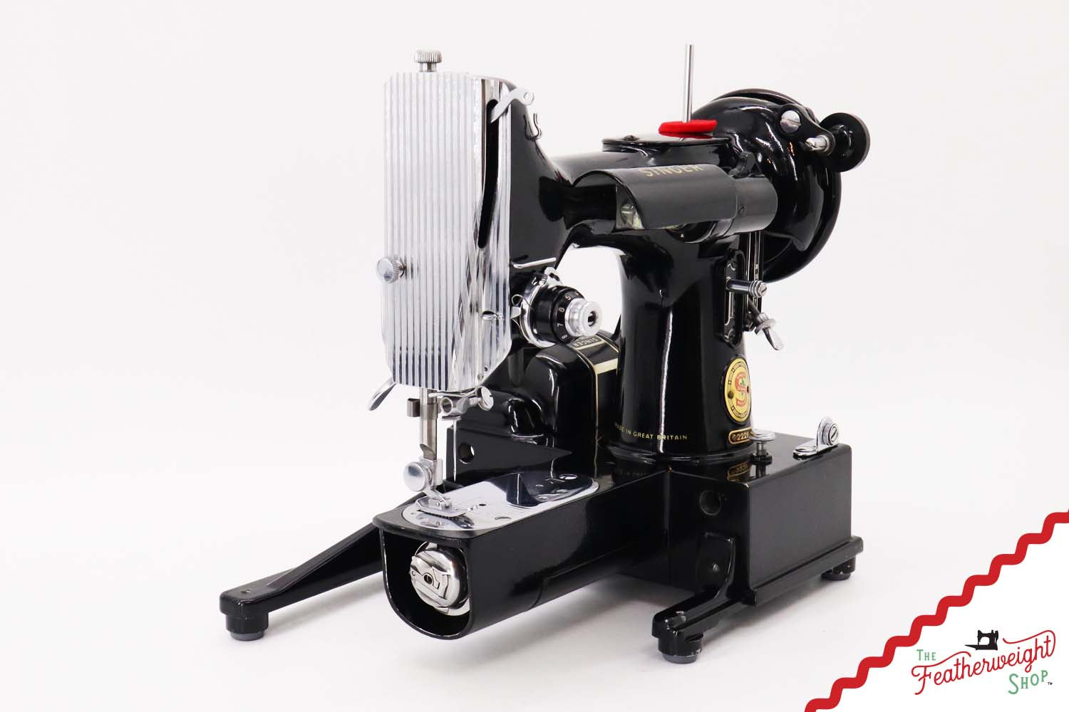 Singer Featherweight 222K Sewing Machine, Red 'S' - ER3172** - 1960