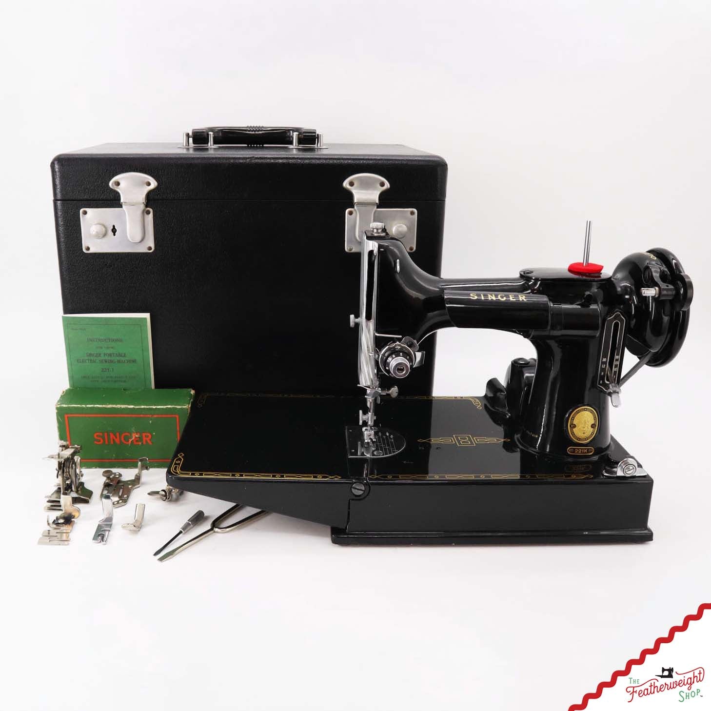 Singer Featherweight 221K Sewing Machine, 1958 - EN235***
