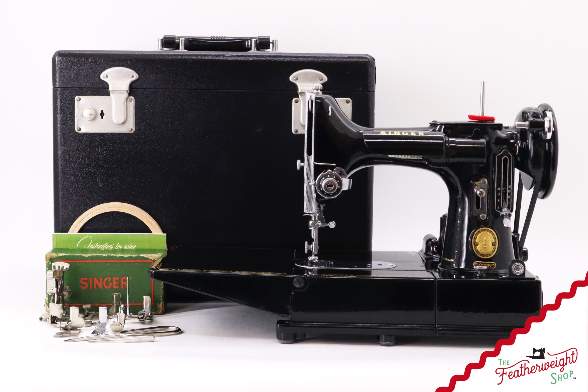 Singer Featherweight 222K Sewing Machine - EJ9129**, 1954