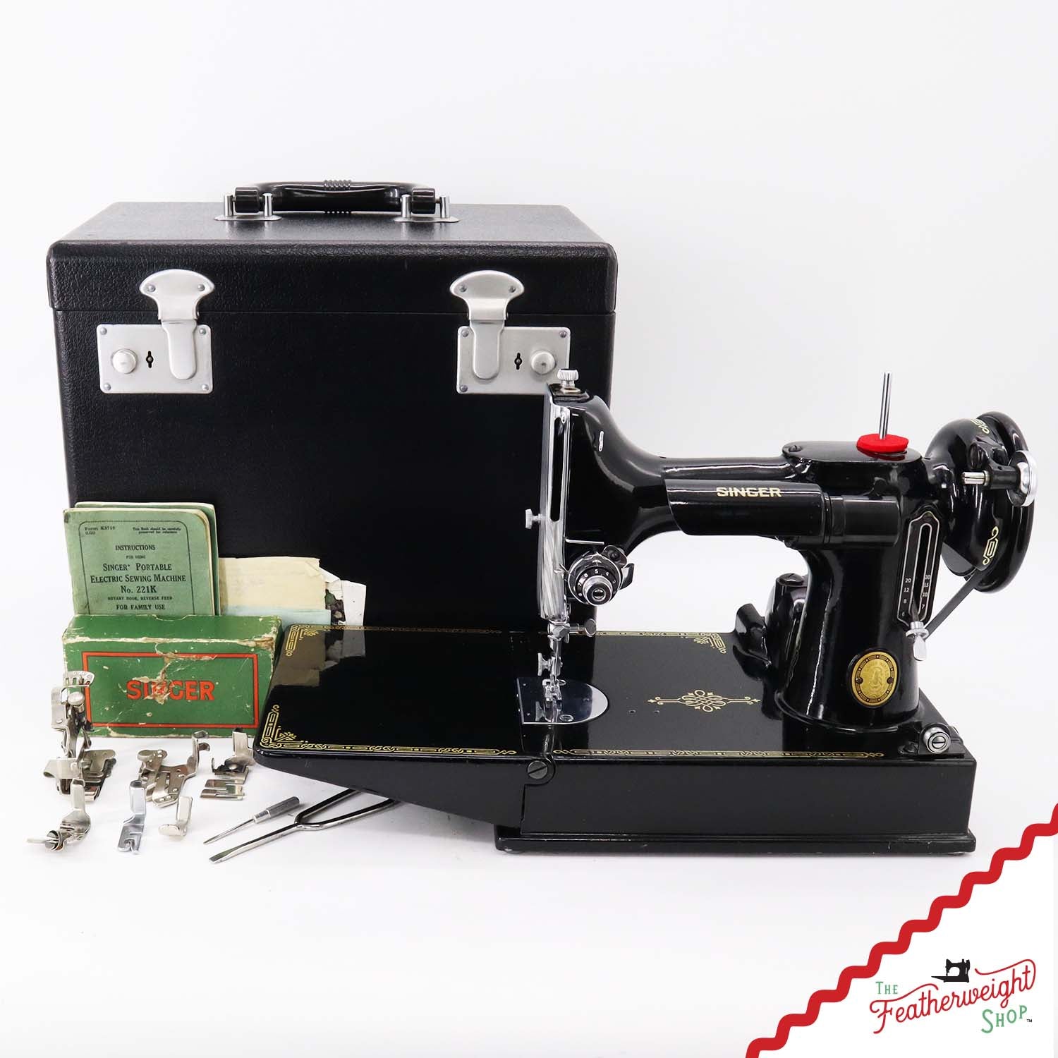 Singer Featherweight 221K Sewing Machine, 1953 - EH894***