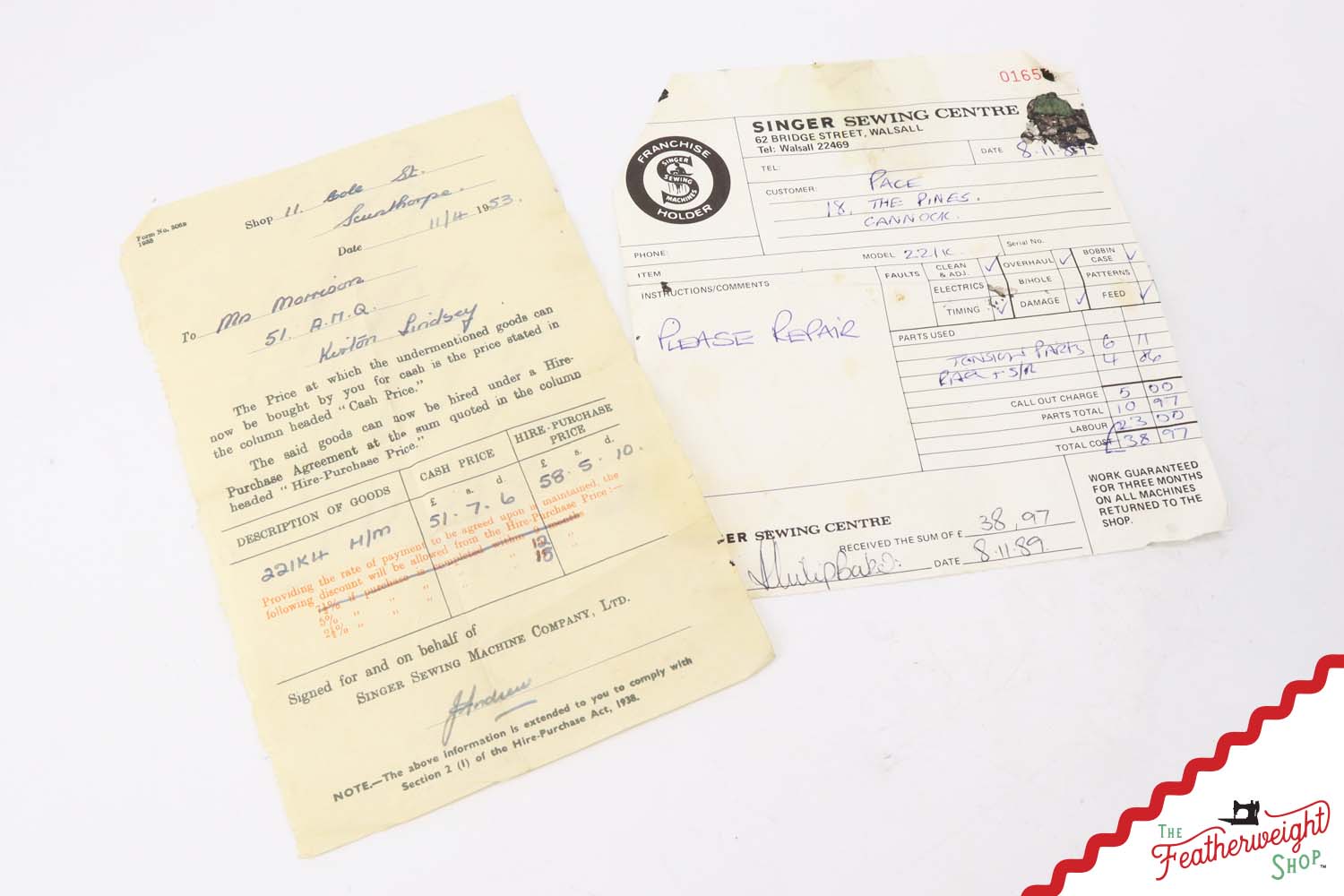 Singer Featherweight 221K Sewing Machine, 1953 - EH894***