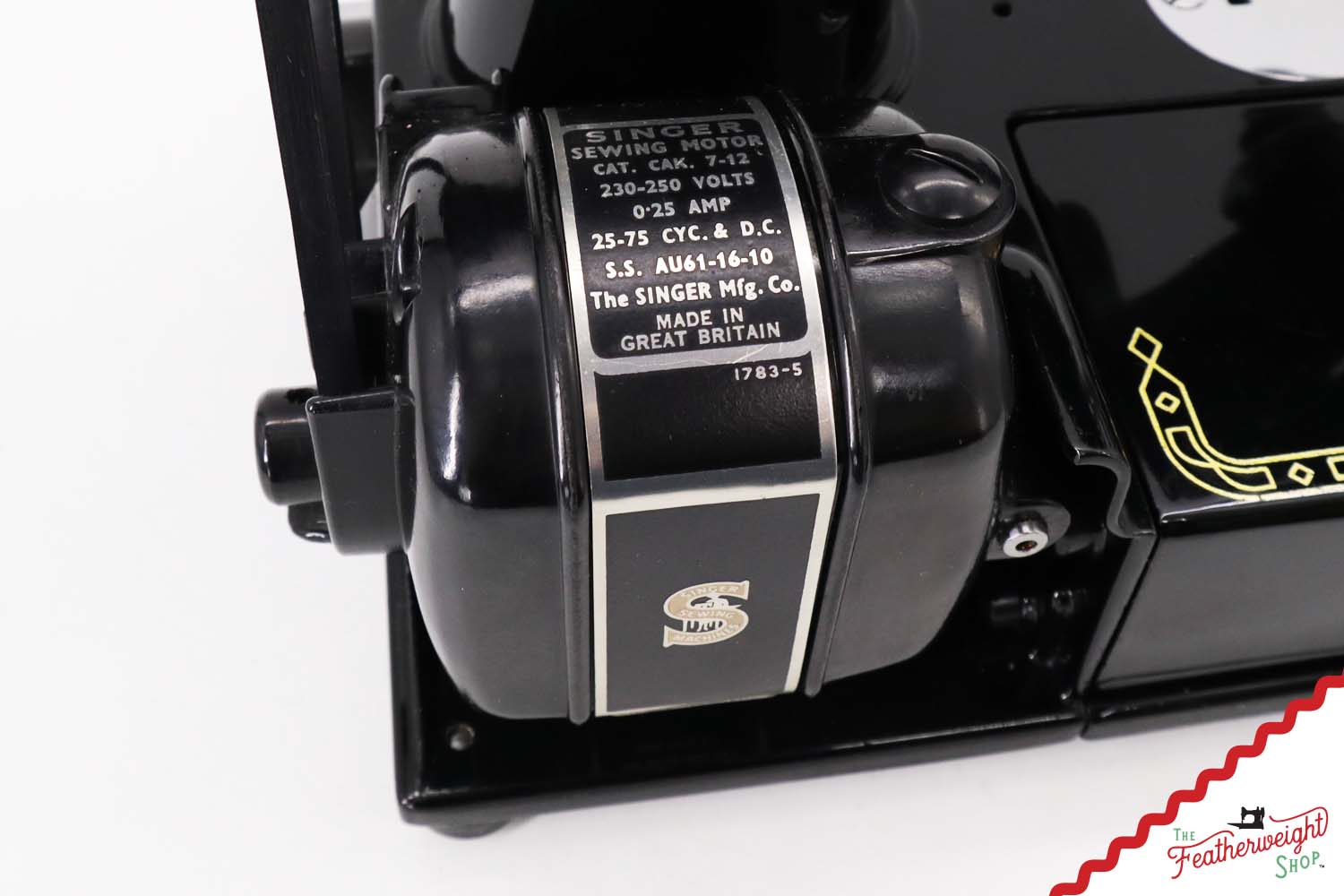 Singer Featherweight 222K Sewing Machine, Red 'S' - EP76078* - 1959