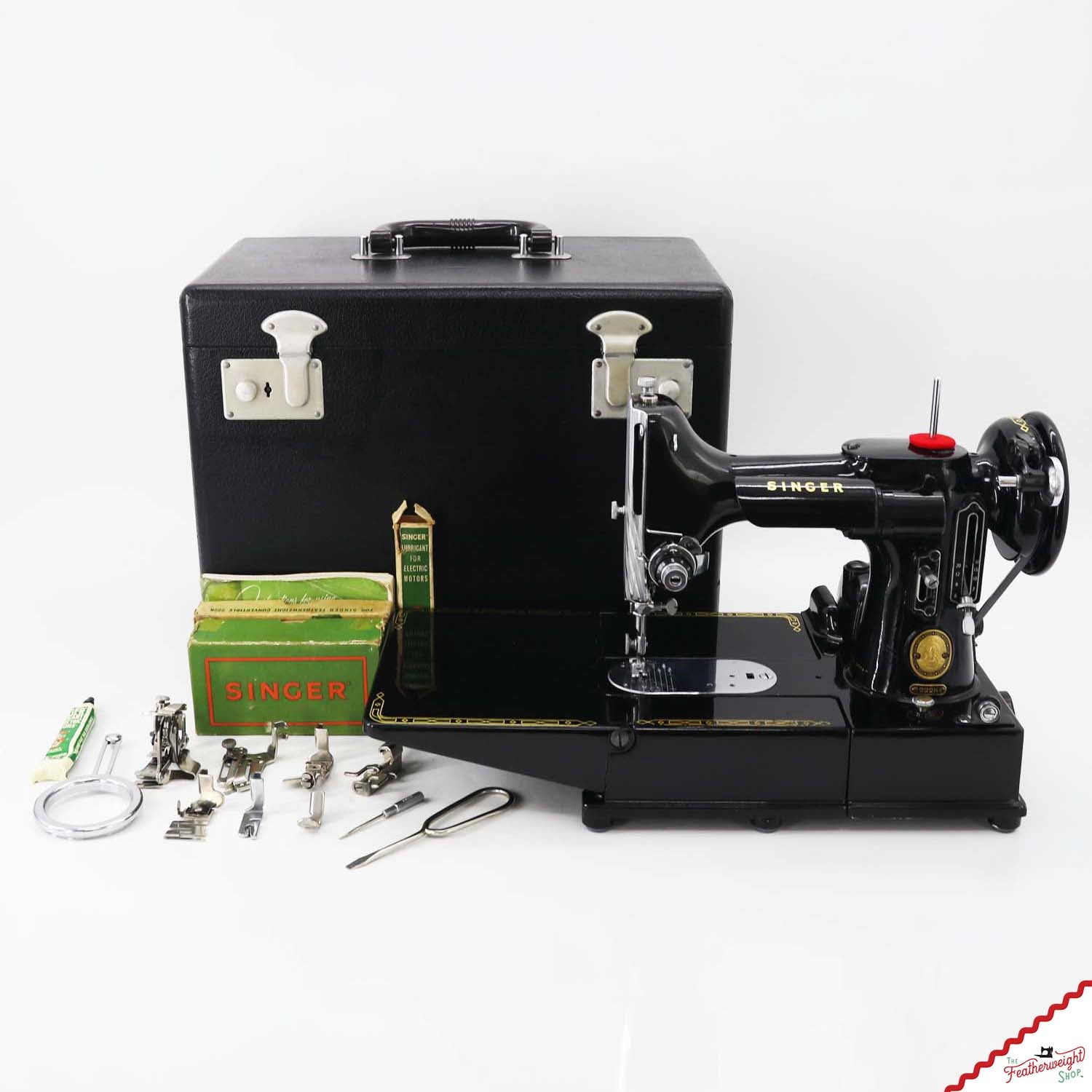 Singer Featherweight 222K Sewing Machine - EK6323**, 1955