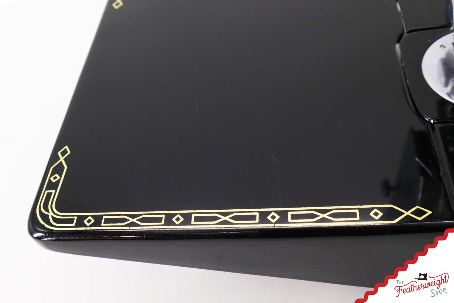 Singer Featherweight 222K Sewing Machine, Red 'S' - EP76078* - 1959