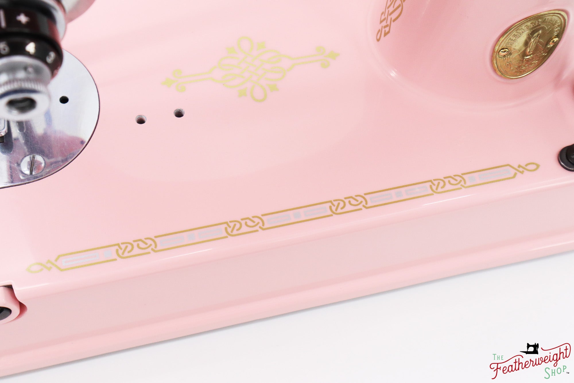 Singer Featherweight 221, AJ205*** - Fully Restored in Rosy Posy Pink