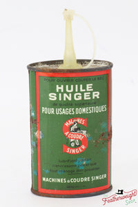 Oil Can - French, Plastic Spout, Singer (Vintage Original) - RARE