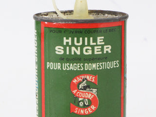 Load image into Gallery viewer, Oil Can - French, Plastic Spout, Singer (Vintage Original) - RARE