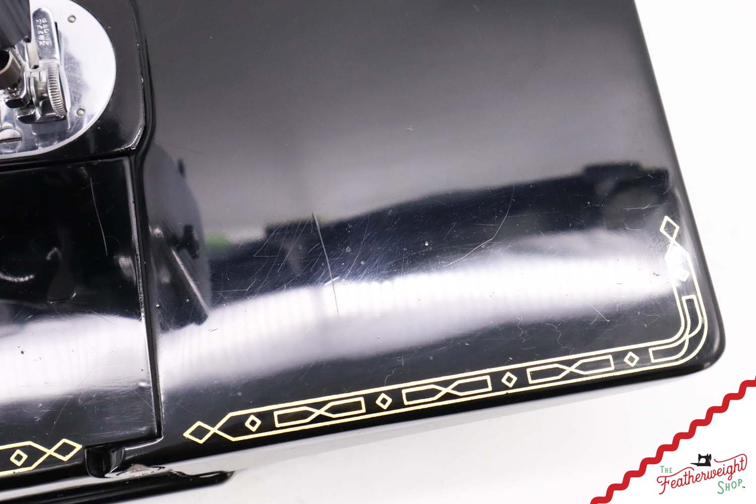 Singer Featherweight 222K Sewing Machine, Red 'S' - EP76078* - 1959