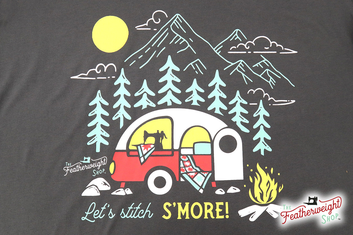 T-Shirt, Let's Stitch S'more, Short Sleeve - Singer Featherweight
