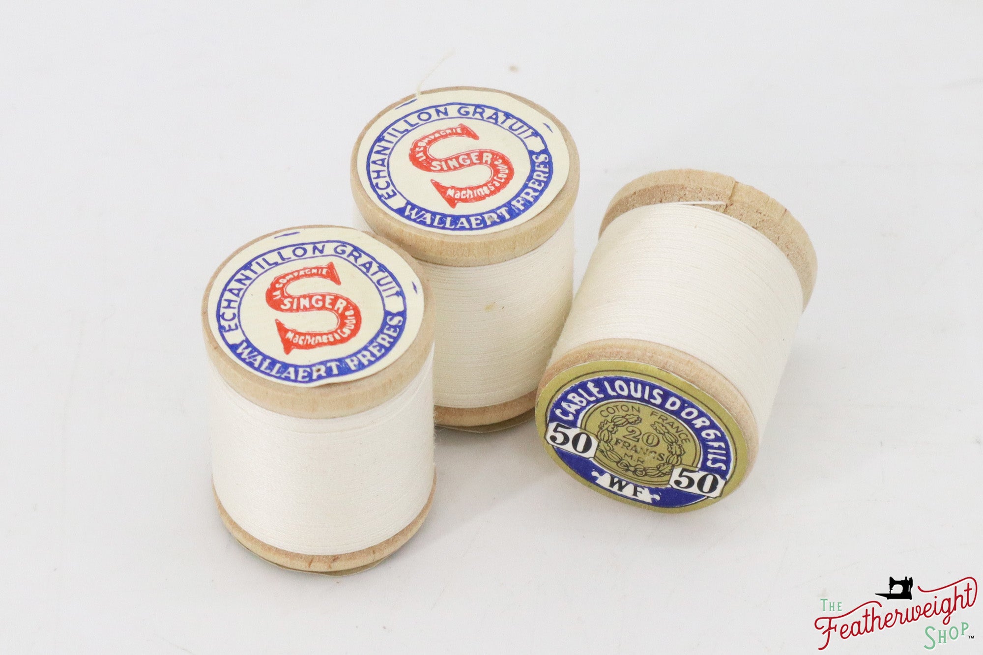 Thread, Small French Spool - Singer (Vintage Original), RARE