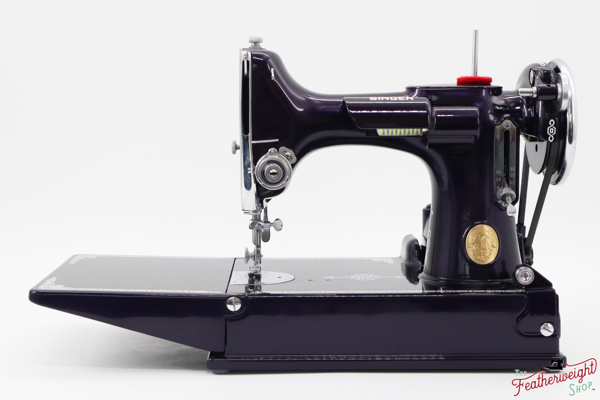Singer Featherweight 221, AD946*** - Fully Restored in Black Iris