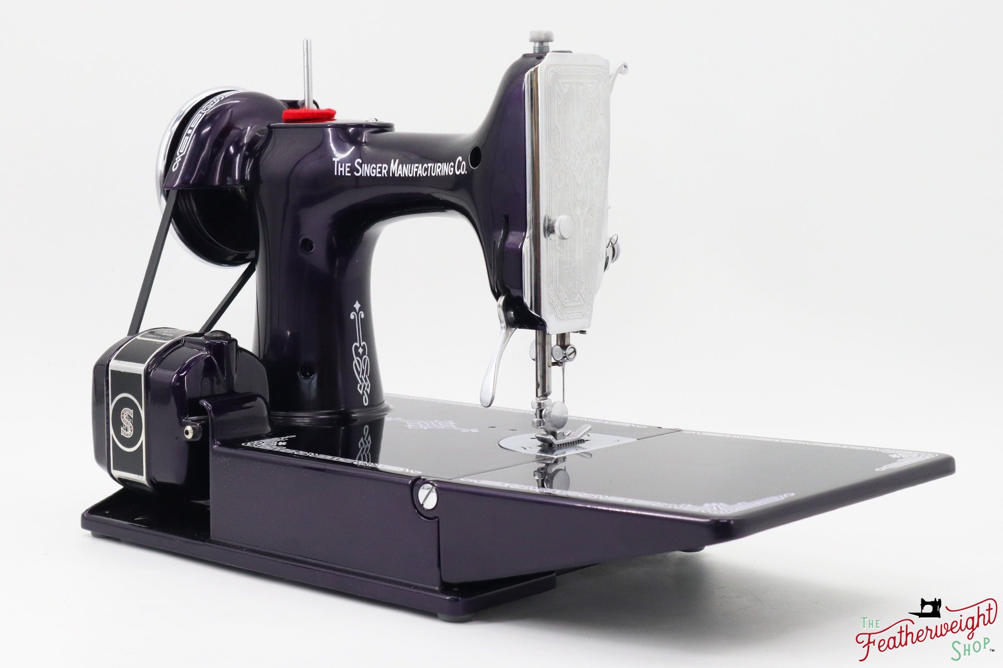 Singer Featherweight 221, AD946*** - Fully Restored in Black Iris