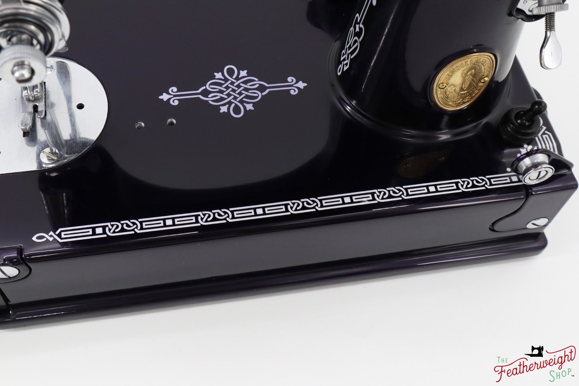 Singer Featherweight 221, AD946*** - Fully Restored in Black Iris