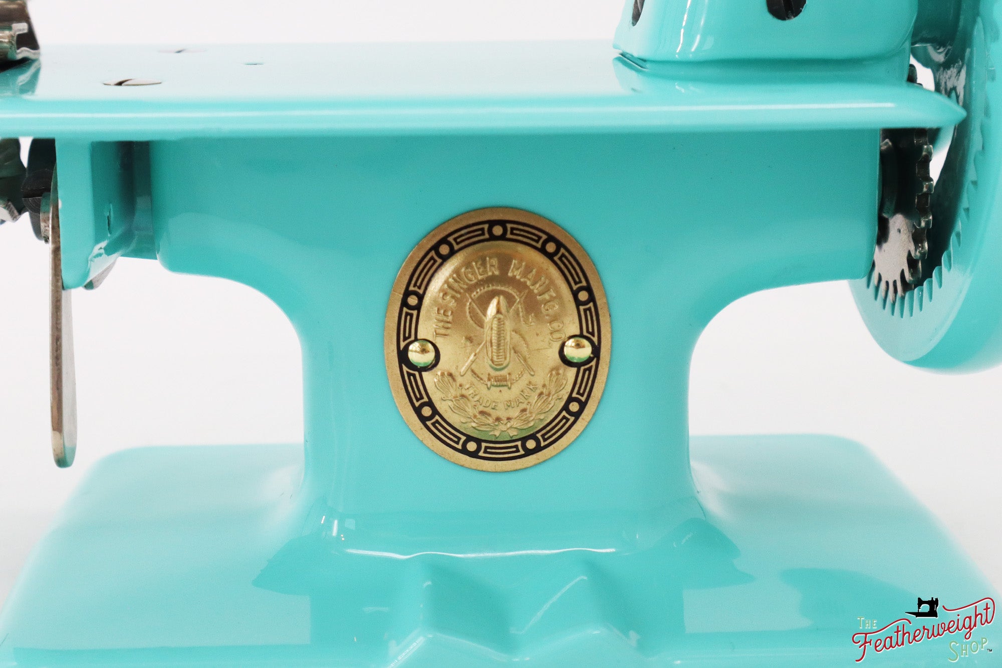 Singer Sewhandy Model 20 - Fully Restored in Tiffany Blue - March 2024, Faire